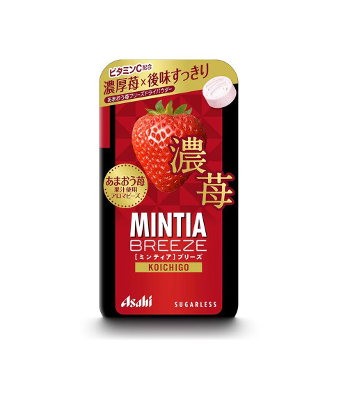 Asahi Mintia - освежающие дыхание таблетки (вкус клубники и мяты) Asahi Mintia - освежающие дыхание таблетки (вкус клубники и мяты)